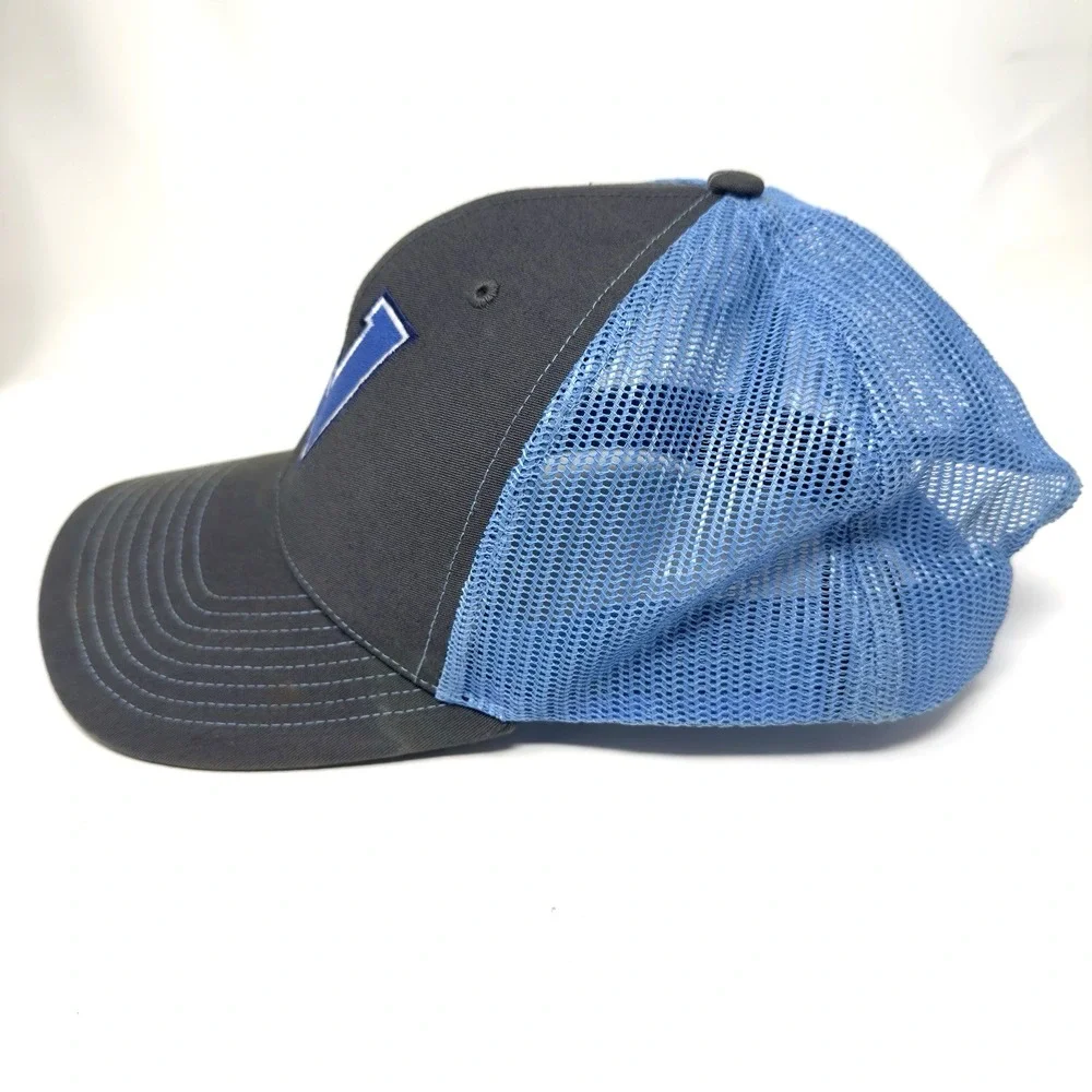 Letter W Snapback Mesh Back Trucker Hat‎ Gray One Size Richardson